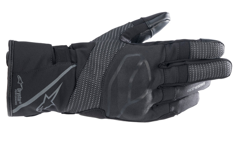 Alpinestars Andes v3 Drystar Schwarze Motorradhandschuhe
