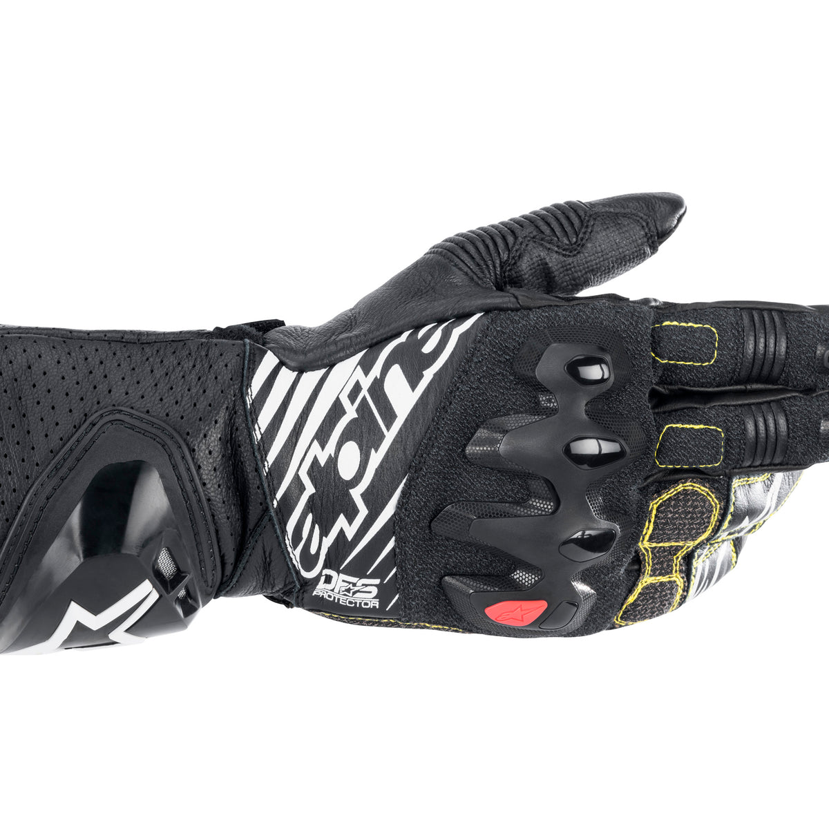 Alpinestars GP-Tech v2 Zwart/Wit Motorhandschoenen