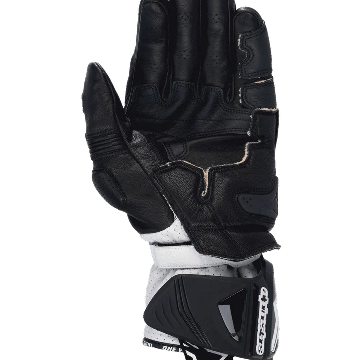 Alpinestars GP Pro v4 Schwarz/Fluorot/Weiß Motorradhandschuhe
