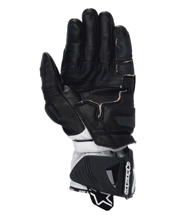 Alpinestars GP Pro v4 Schwarz/Fluorot/Weiß Motorradhandschuhe