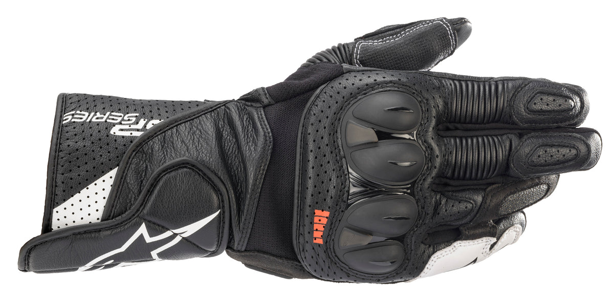 Alpinestars SP-2 v3 Schwarz/Weiß Motorradhandschuhe