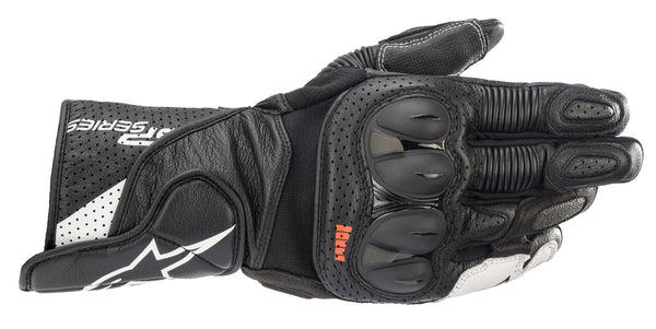 Alpinestars SP-2 v3 Black/White Motorcycle Gloves