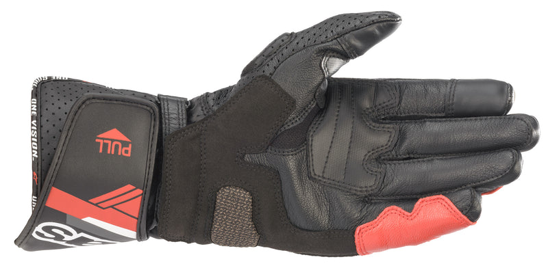Alpinestars SP-8 v3 Schwarz/Weiß/Rot Motorradhandschuhe