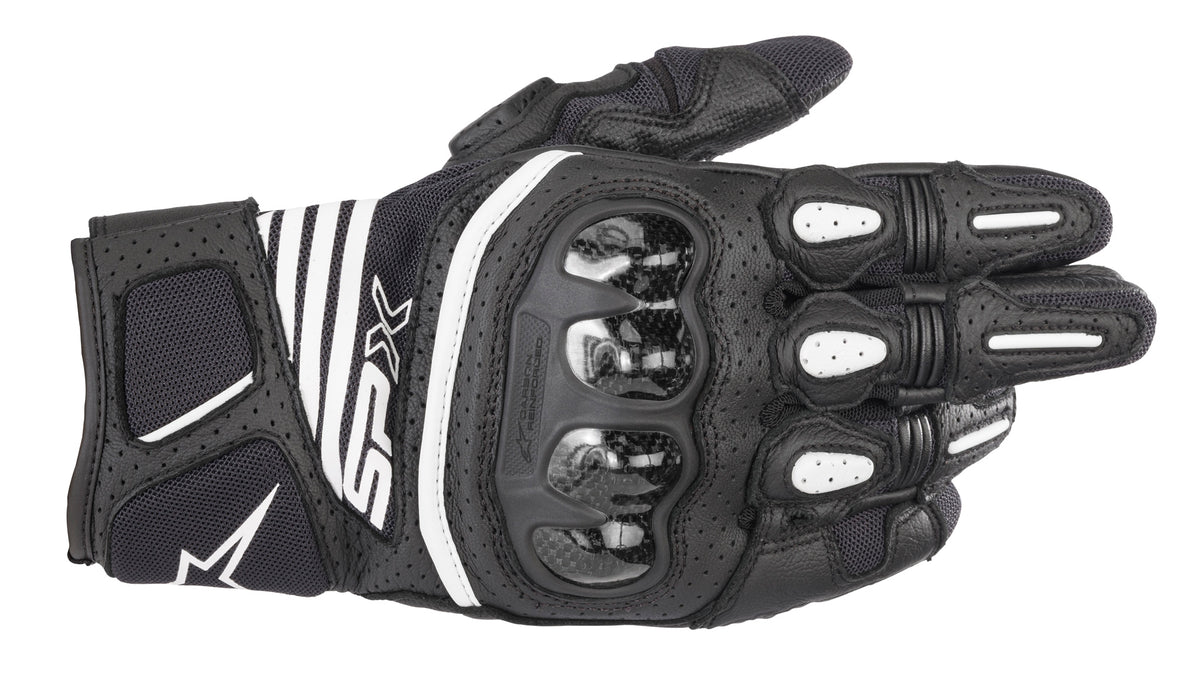 Alpinestars SPX Air Carbon v2 Black Motorcycle Gloves