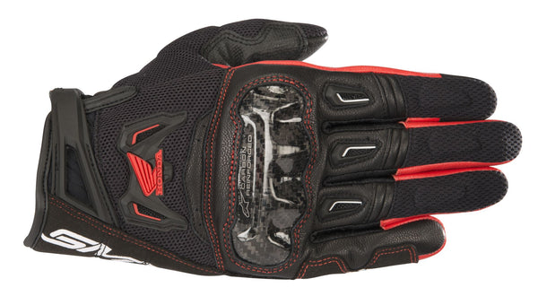 Alpinestars Honda Glove SMX-2 Air Carbon V2 Black/Red Motorcycle Gloves
