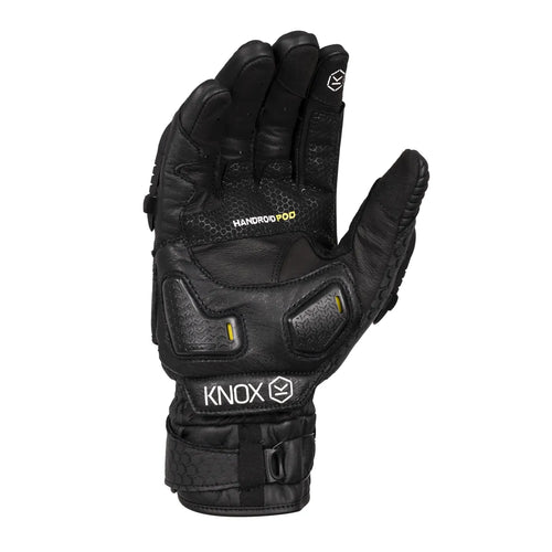 Knox Handroid POD MK5 Schwarz/Sand – Premium Sport-Motorradhandschuhe