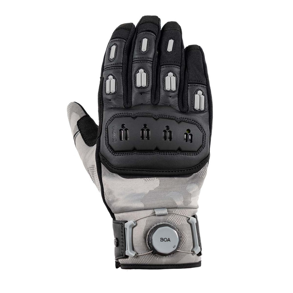 Knox Orsa OR4 Textile Gloves Grey – Premium Motorcycle Gloves with BOA® Closure