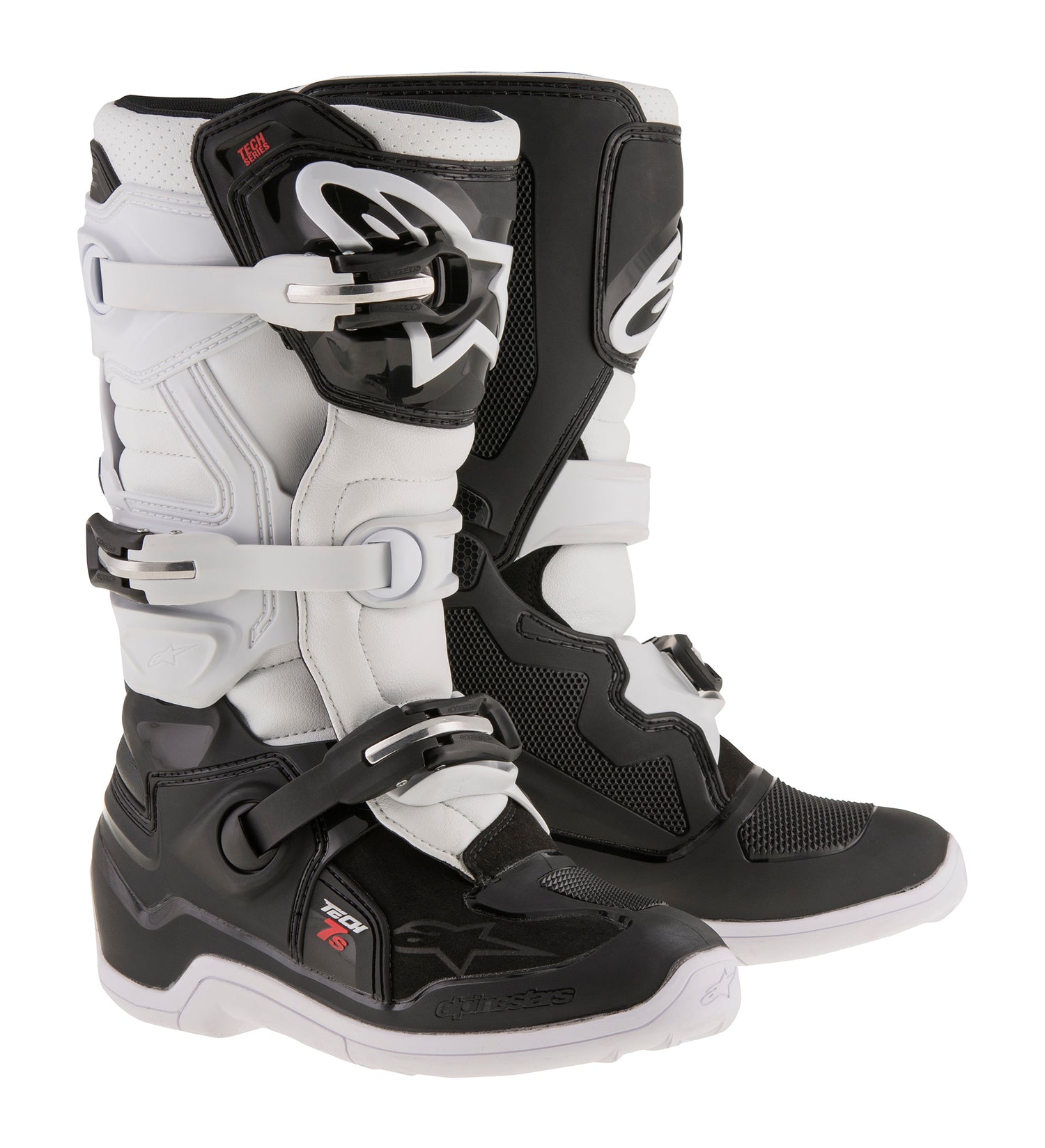 Alpinestars Tech 7s Junior Black/White Motocross Boots