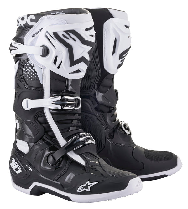 Alpinestars Tech 10 Black/White Motocross Boots