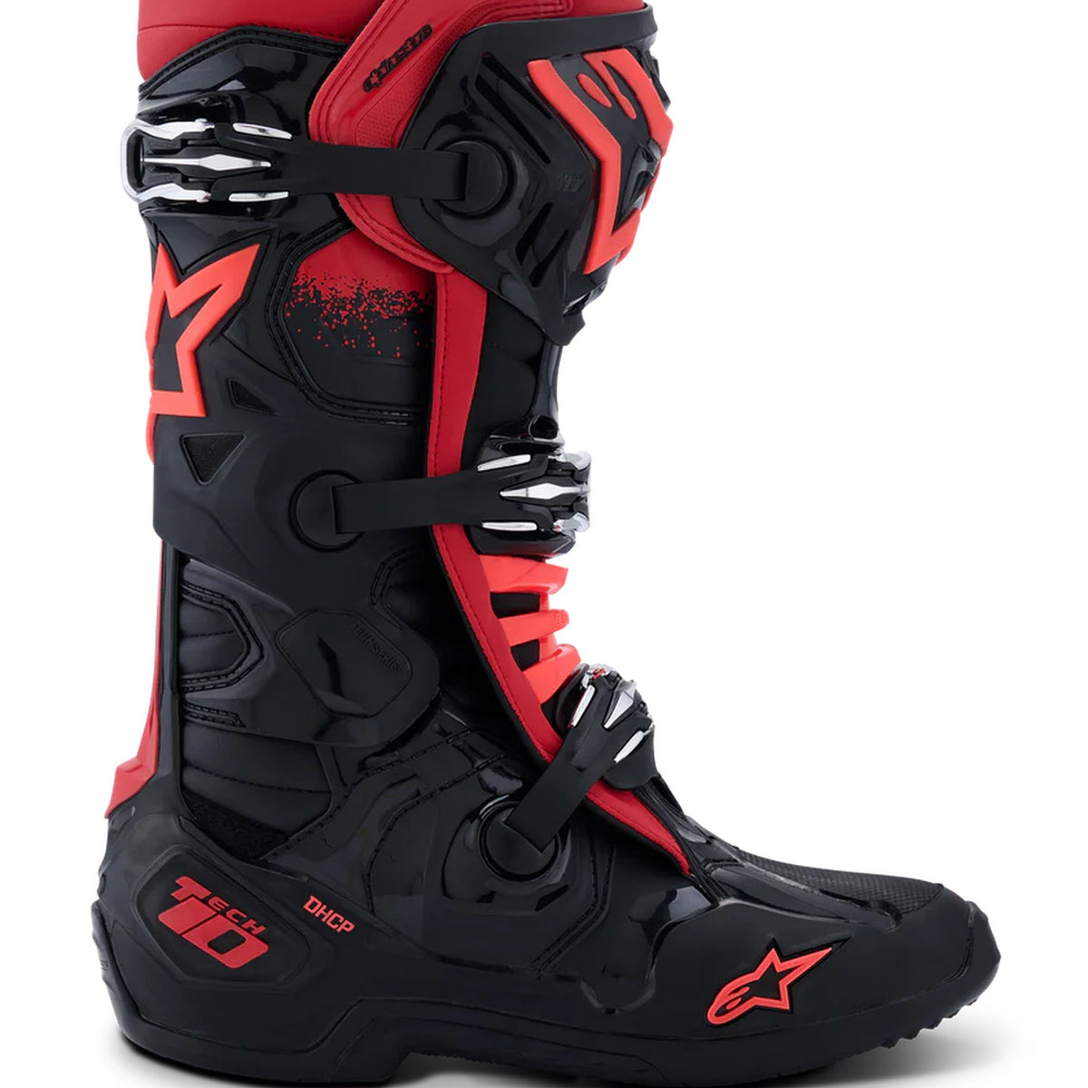 Alpinestars Tech 10 Black/Red Motocross Boots