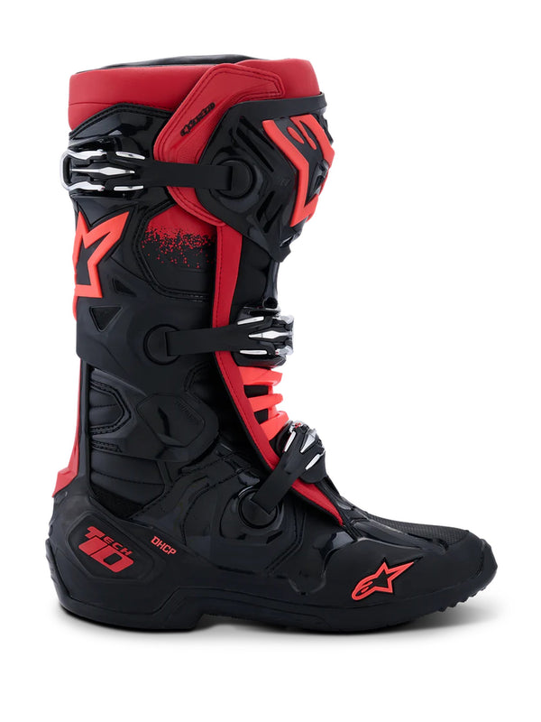 Alpinestars Tech 10 Black/Red Motocross Boots