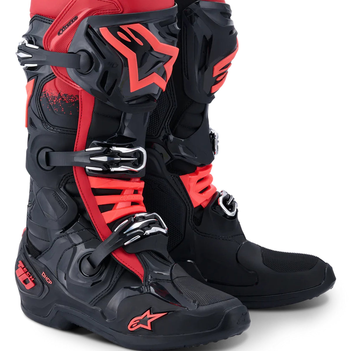 Alpinestars Tech 10 Black/Red Motocross Boots