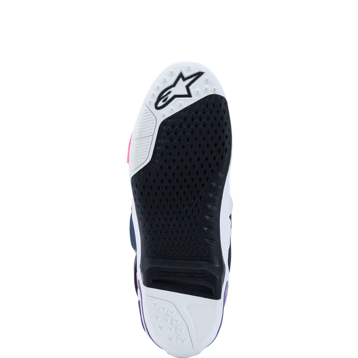 Alpinestars Tech 10 White/Violet/Fluorescent Pink Motocross Boots