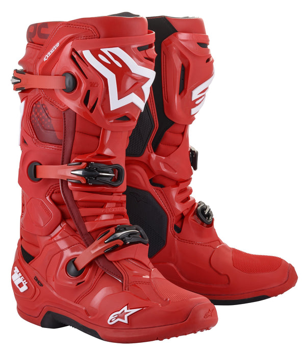 Alpinestars Tech 10 Red Motocross Boots