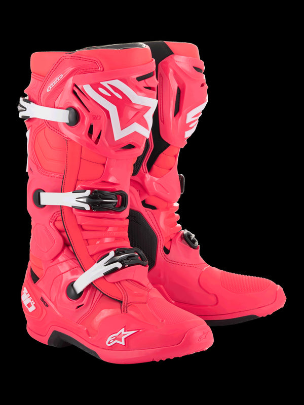 Alpinestars Tech 10 Diva Pink White Motocross Boots
