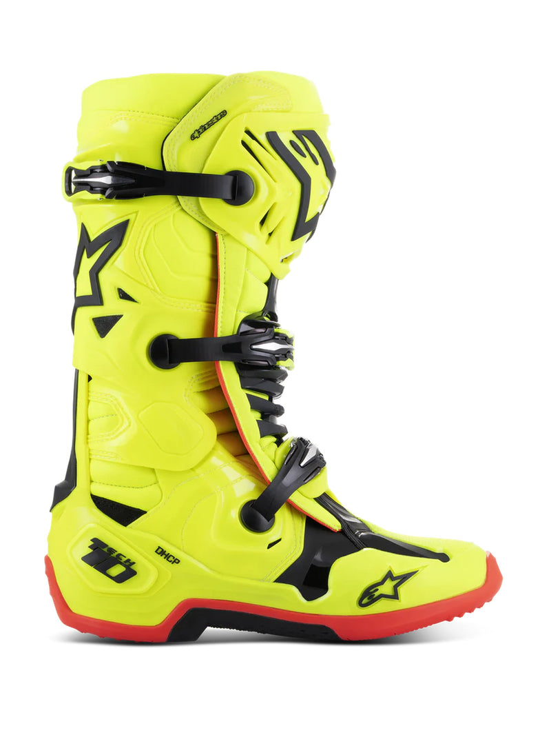 Alpinestars Tech 10 Fluorescent Yellow/Black Motocross Boots