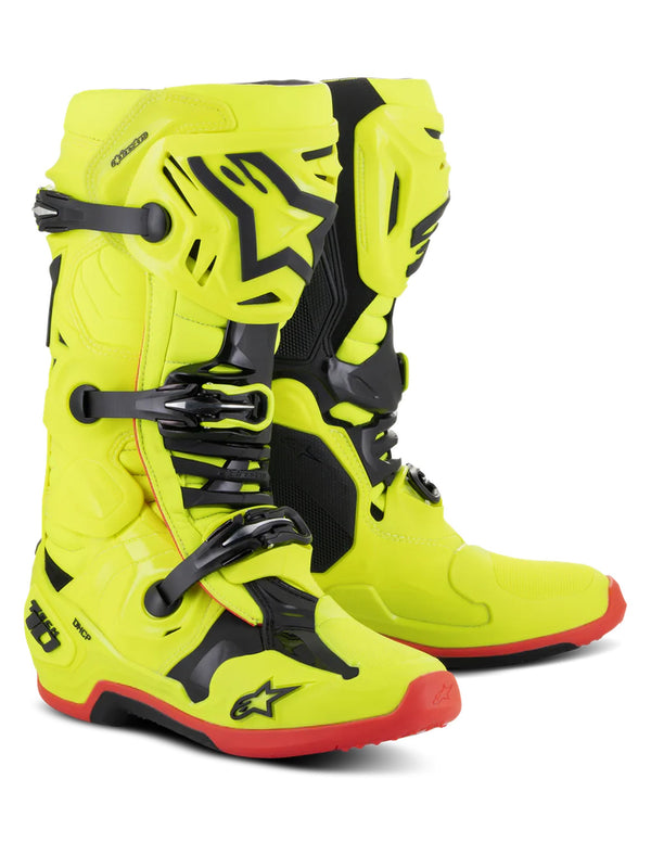 Alpinestars Tech 10 Fluorescent Yellow/Black Motocross Boots