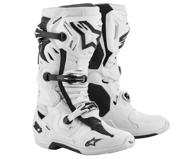 Alpinestars Tech 10 Vented White Motocross Boots