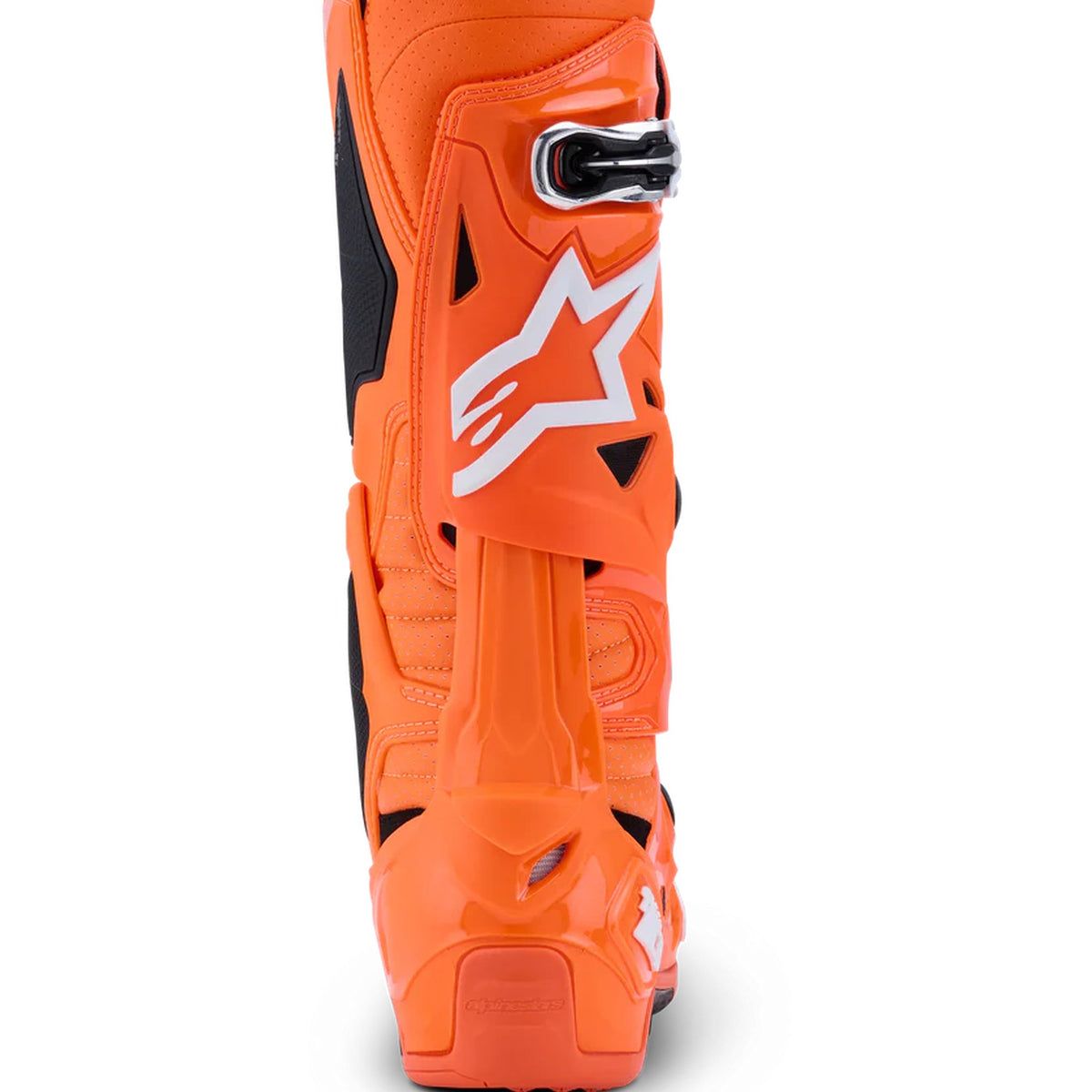 Alpinestars Vented Tech 10 Fluorescent Orange/White Motocross Boots
