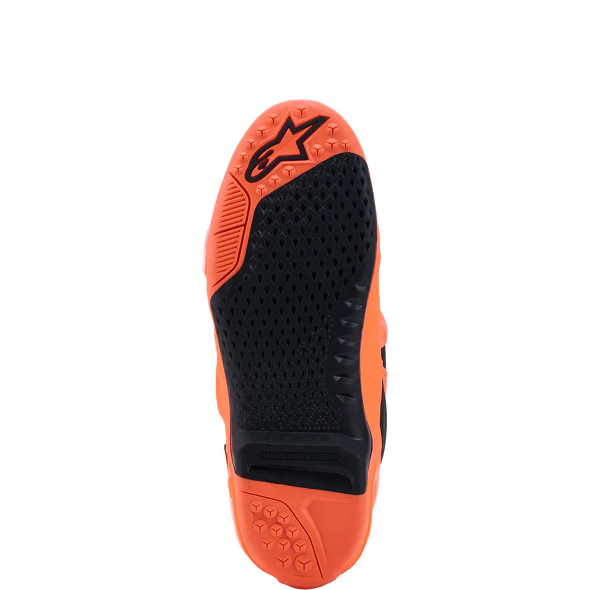 Alpinestars Vented Tech 10 Fluorescent Orange/White Motocross Boots