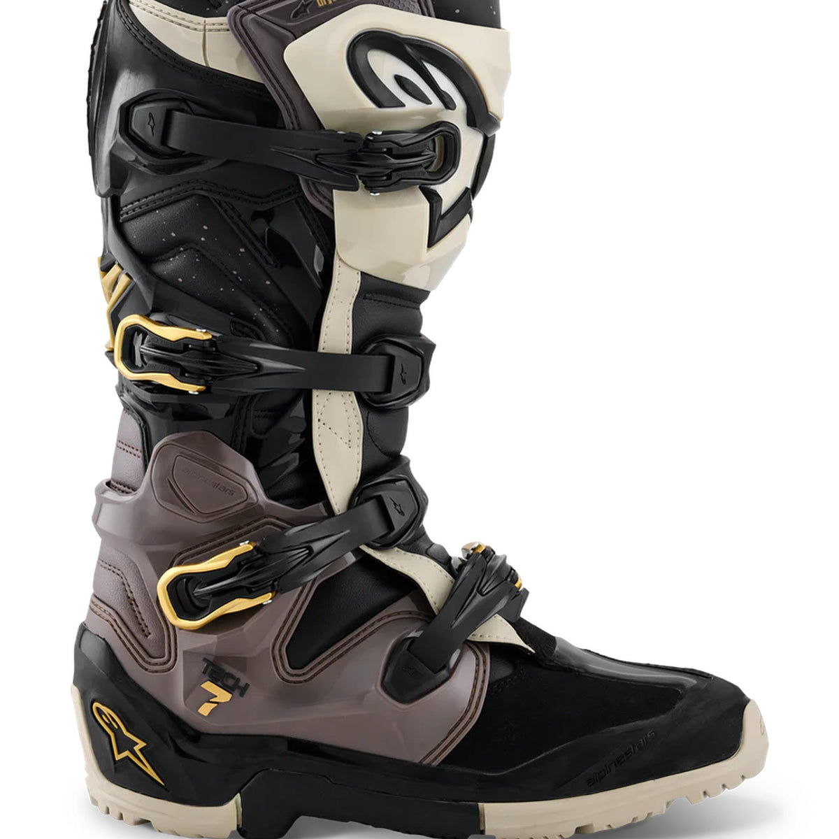 Alpinestars Tech 7 Enduro Drystar Black/Grey/Gold Motocross Boots