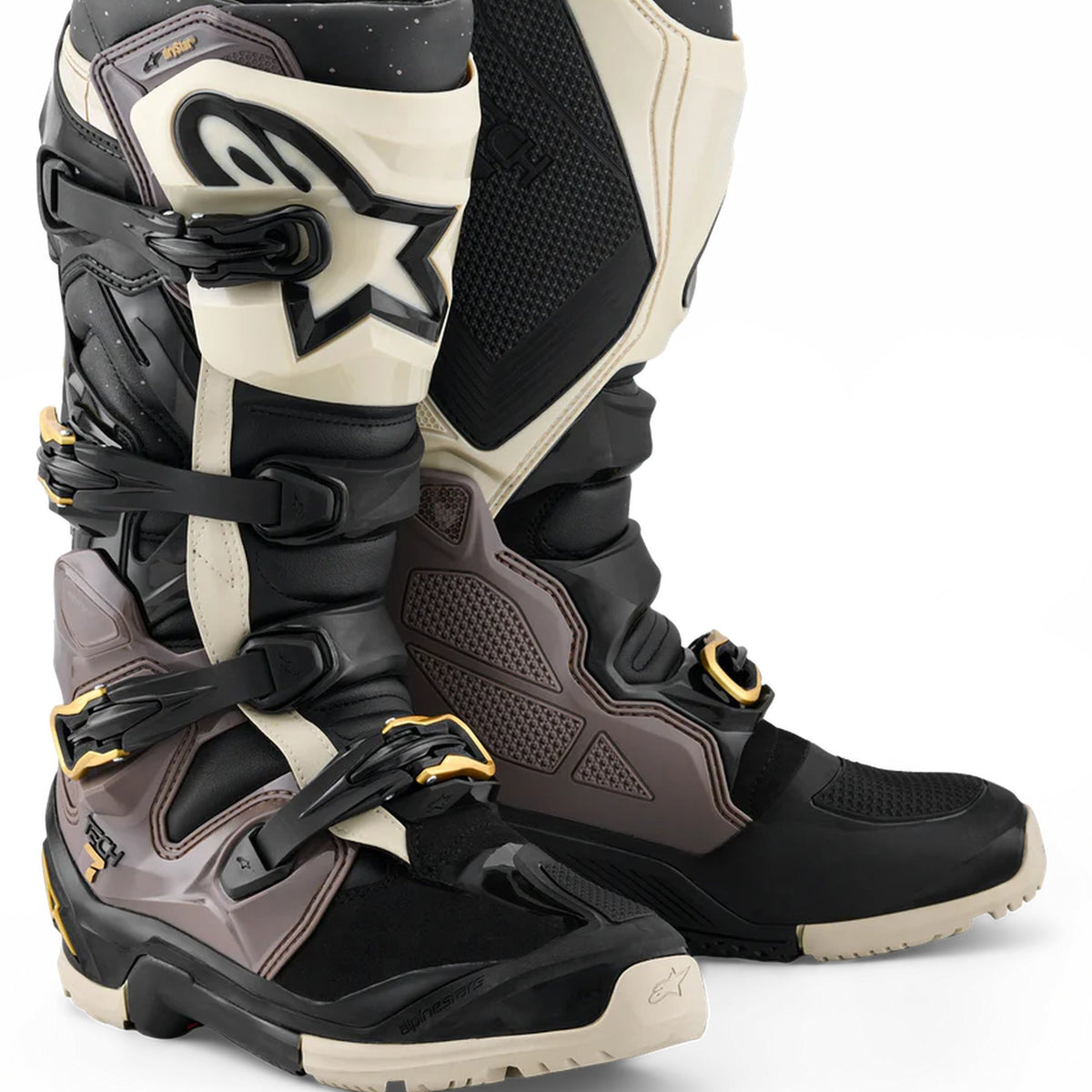 Alpinestars Tech 7 Enduro Drystar Black/Grey/Gold Motocross Boots