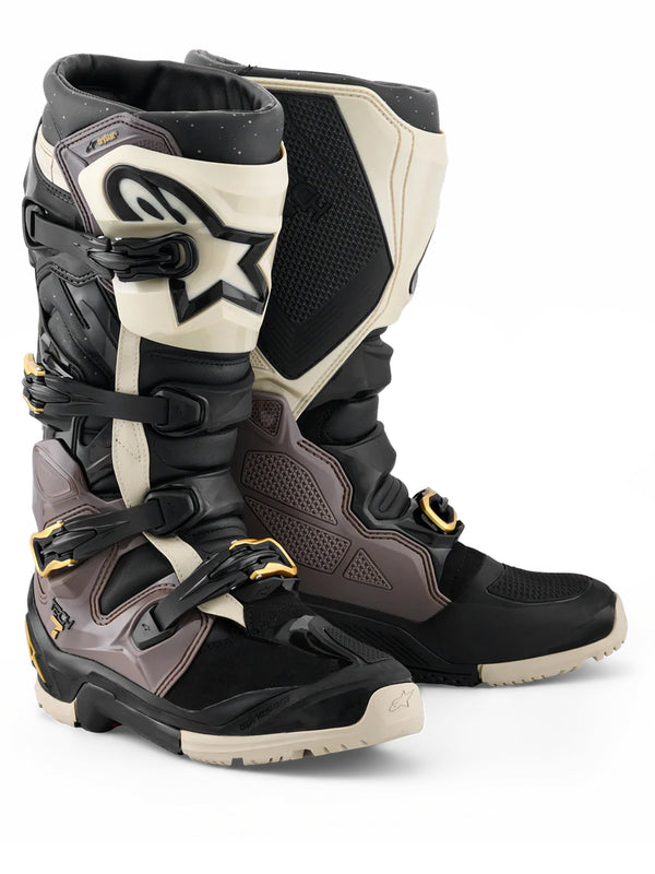 Alpinestars Tech 7 Enduro Drystar Black/Grey/Gold Motocross Boots