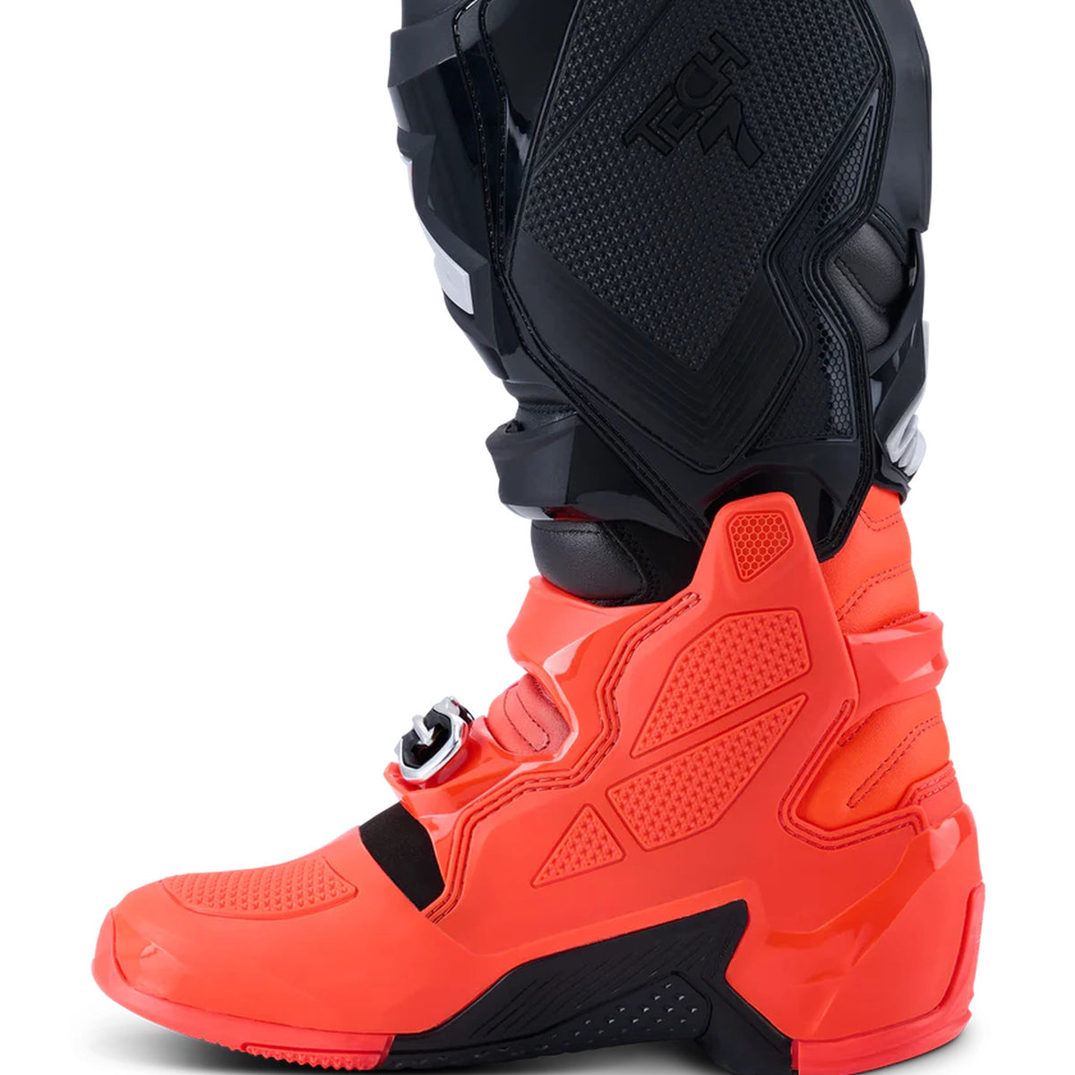 Alpinestars Tech 7 Black/Fluo Red/Fluo Pink Motocross Boots