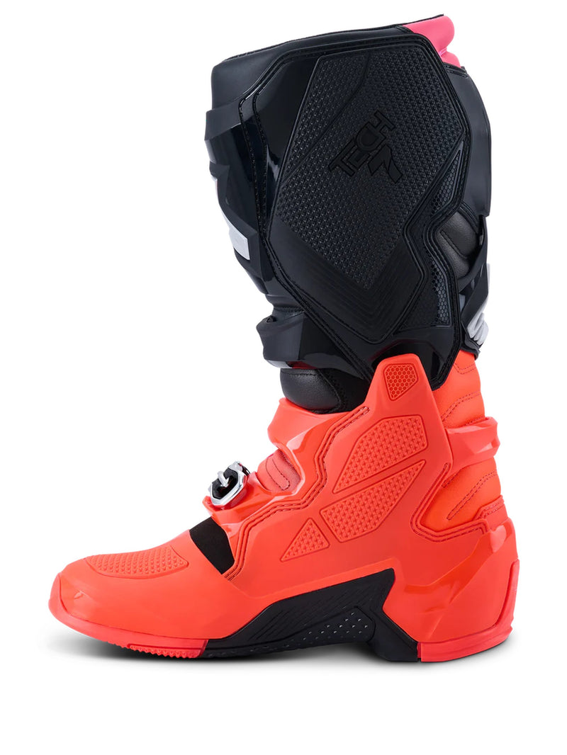 Alpinestars Tech 7 Black/Fluo Red/Fluo Pink Motocross Boots