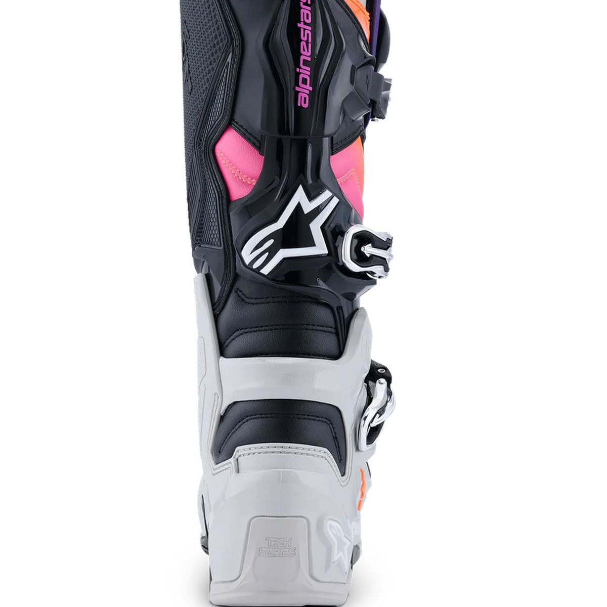 Alpinestars Tech 7 Black/Orange/Fluo Magenta Motocross Boots