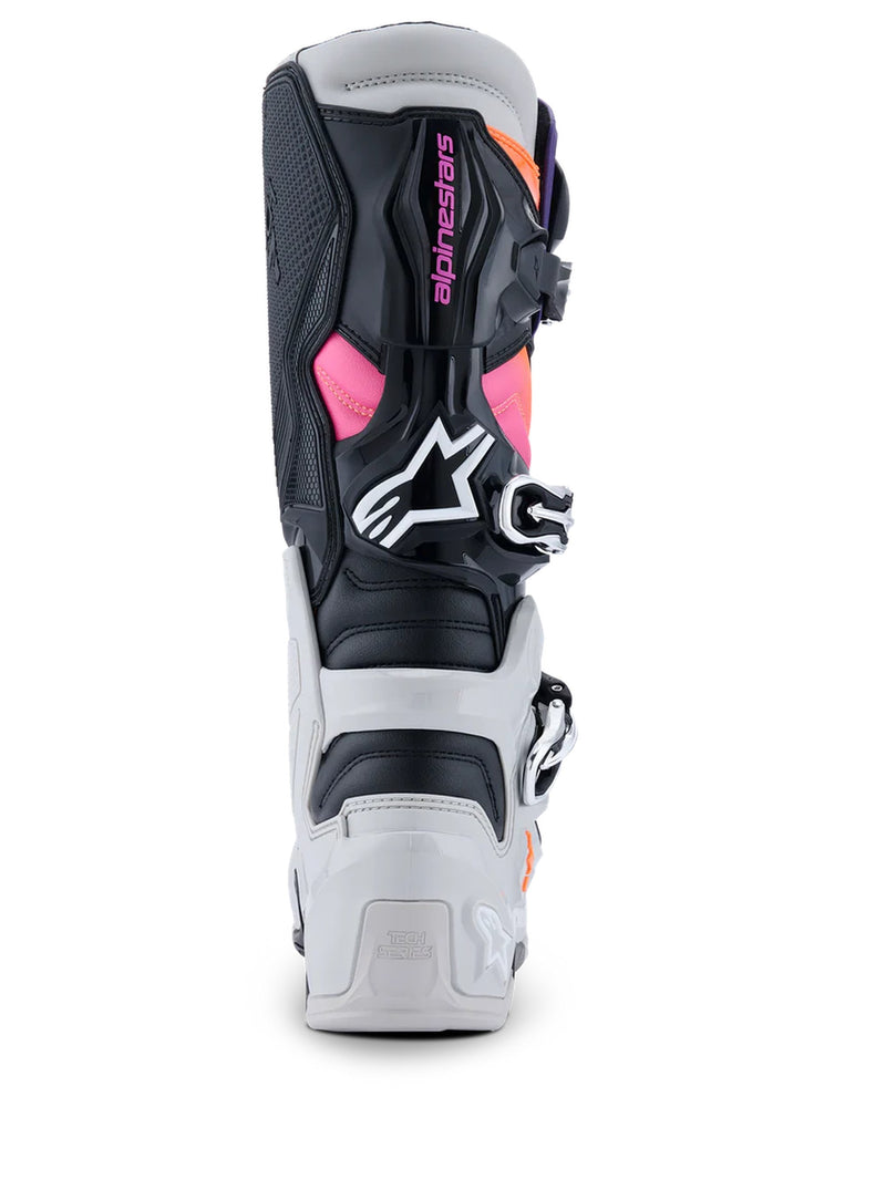 Alpinestars Tech 7 Black/Orange/Fluo Magenta Motocross Boots