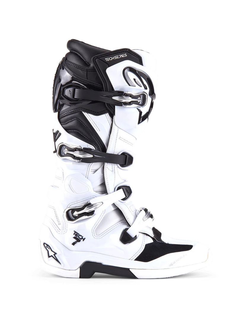 Alpinestars Tech 7 White/Black Motocross Boots
