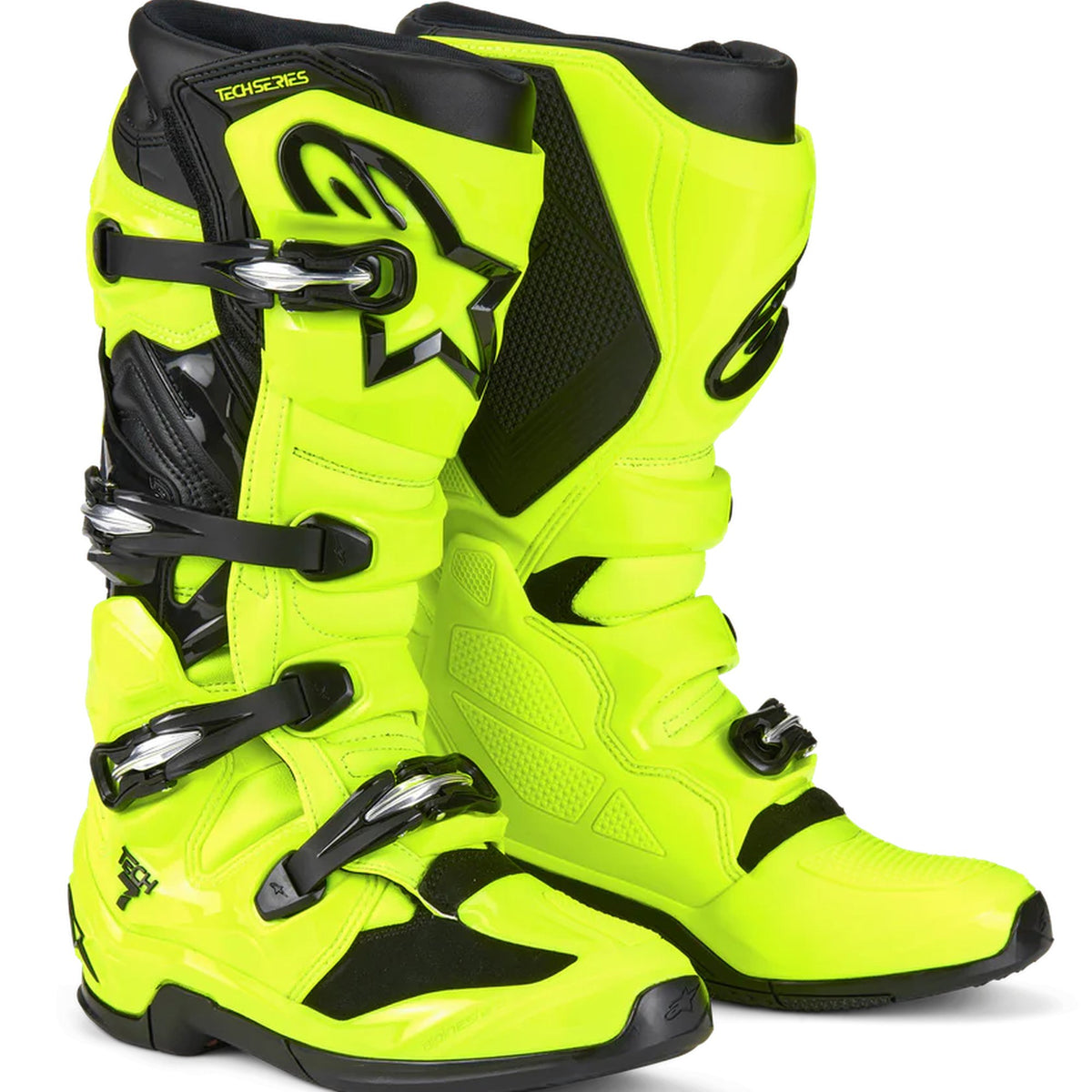 Alpinestars Tech 7 Fluorescent Yellow/Black Motocross Boots