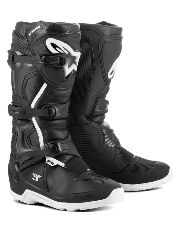 Alpinestars Tech 3 Enduro WP Black/White Motocross Boots