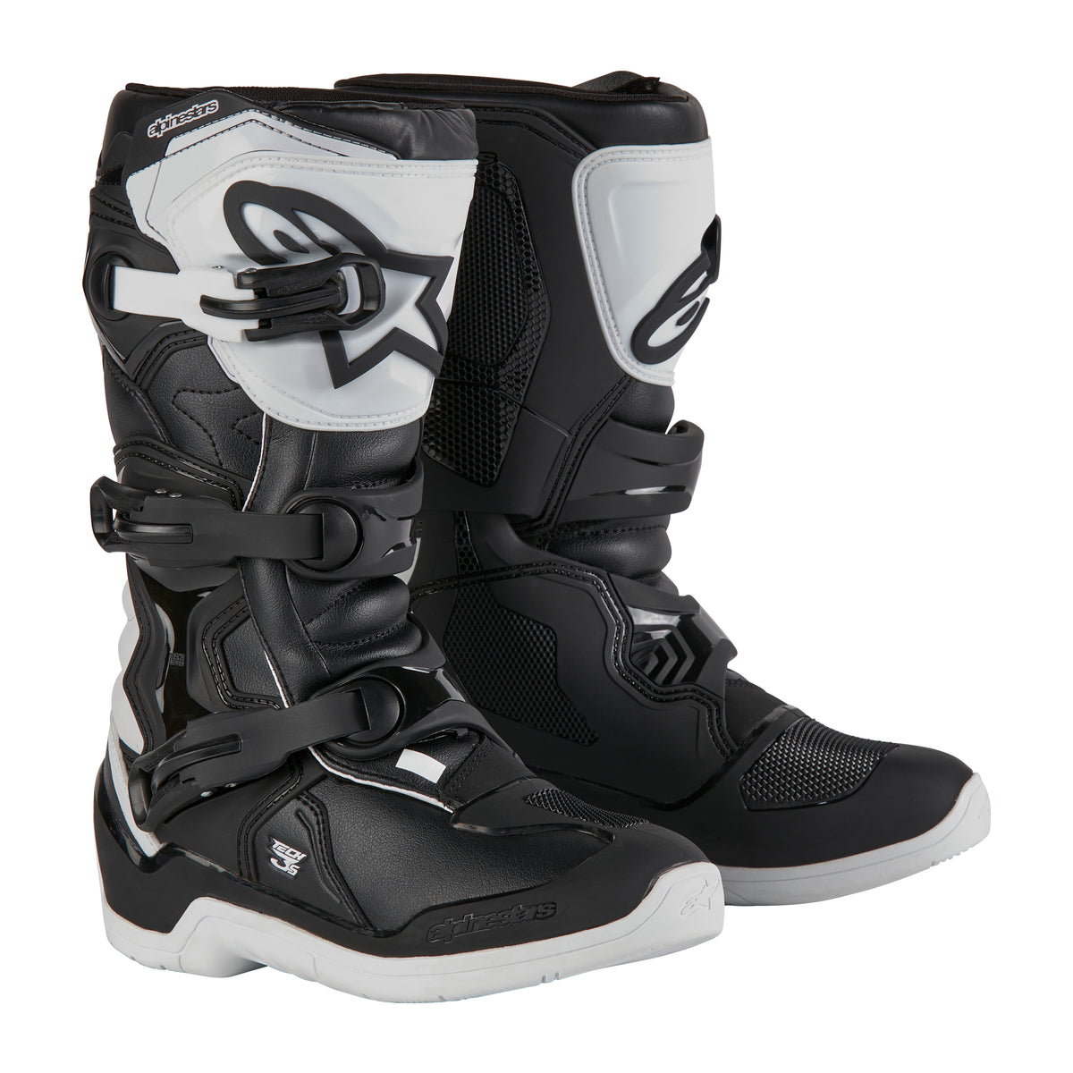 Alpinestars Tech 3S Youth Black/White Motocross Boots