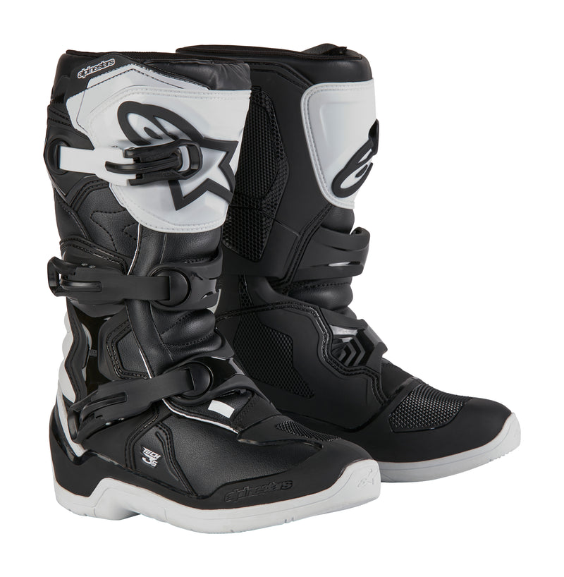 Alpinestars Tech 3S Youth Black/White Motocross Boots
