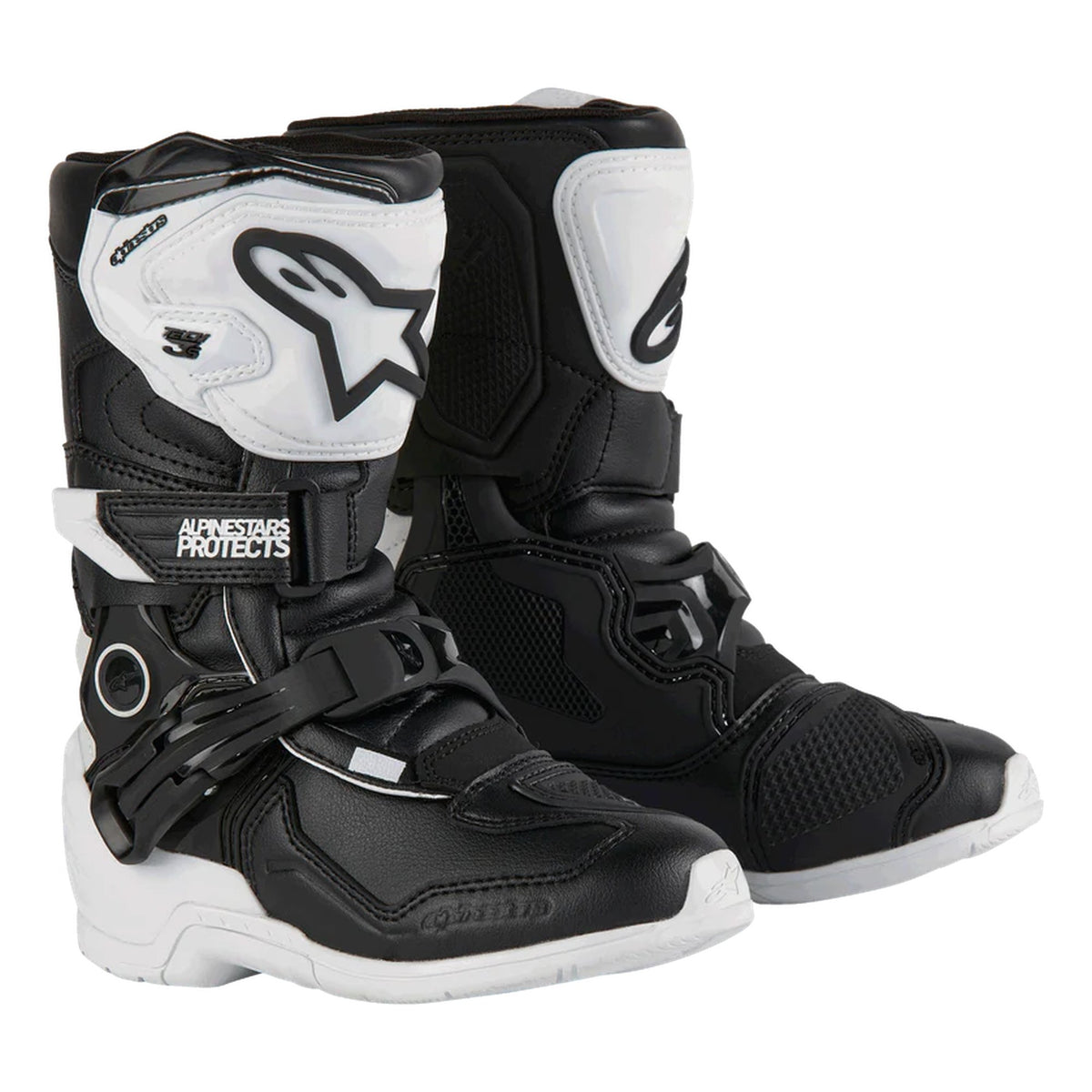 Alpinestars Tech 3s Kids Black/White Motocross Boots
