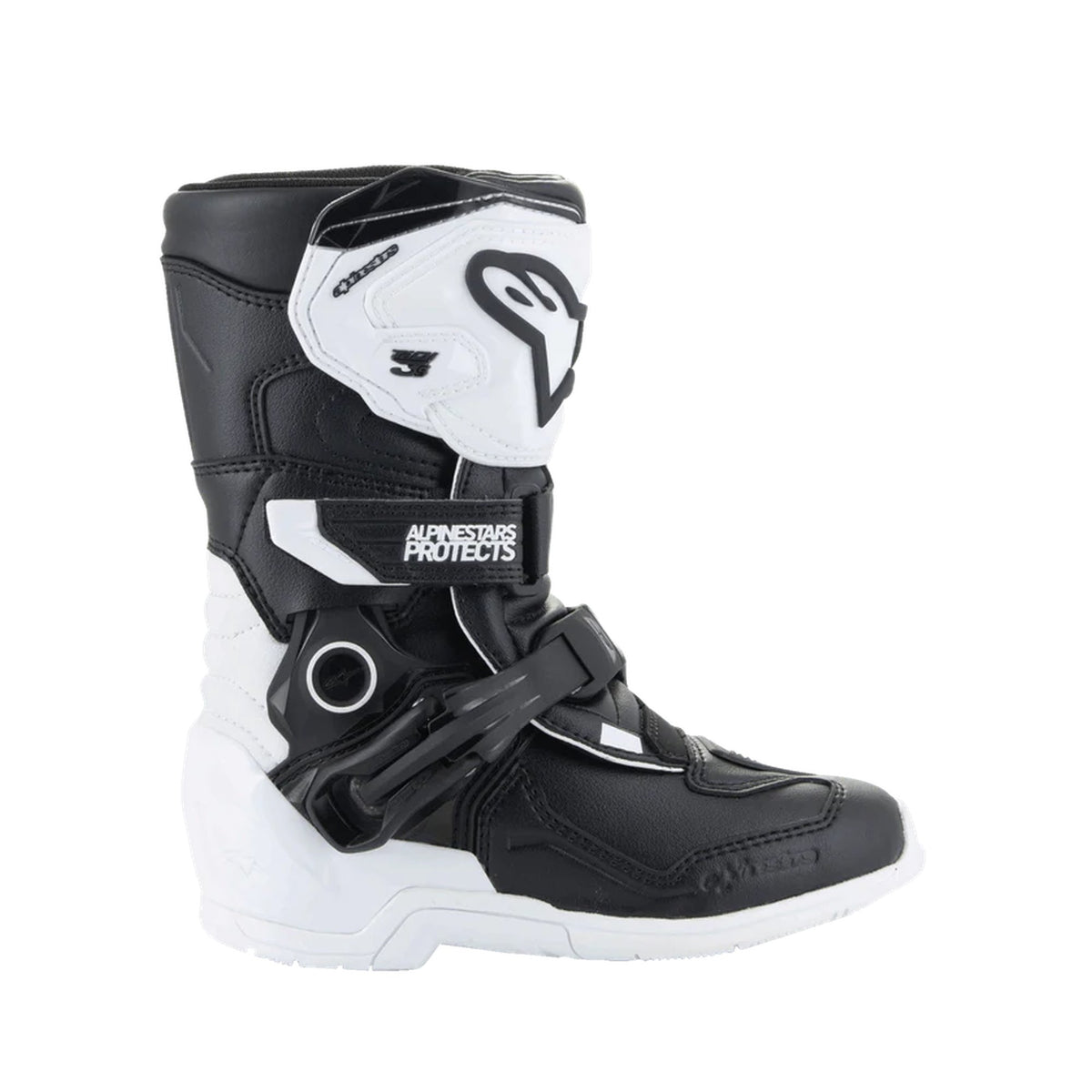 Alpinestars Tech 3s Kids Black/White Motocross Boots