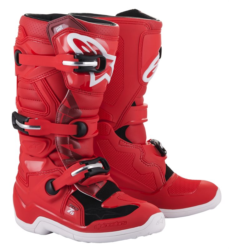 Alpinestars Tech 7s Junior Red Motocross Boots