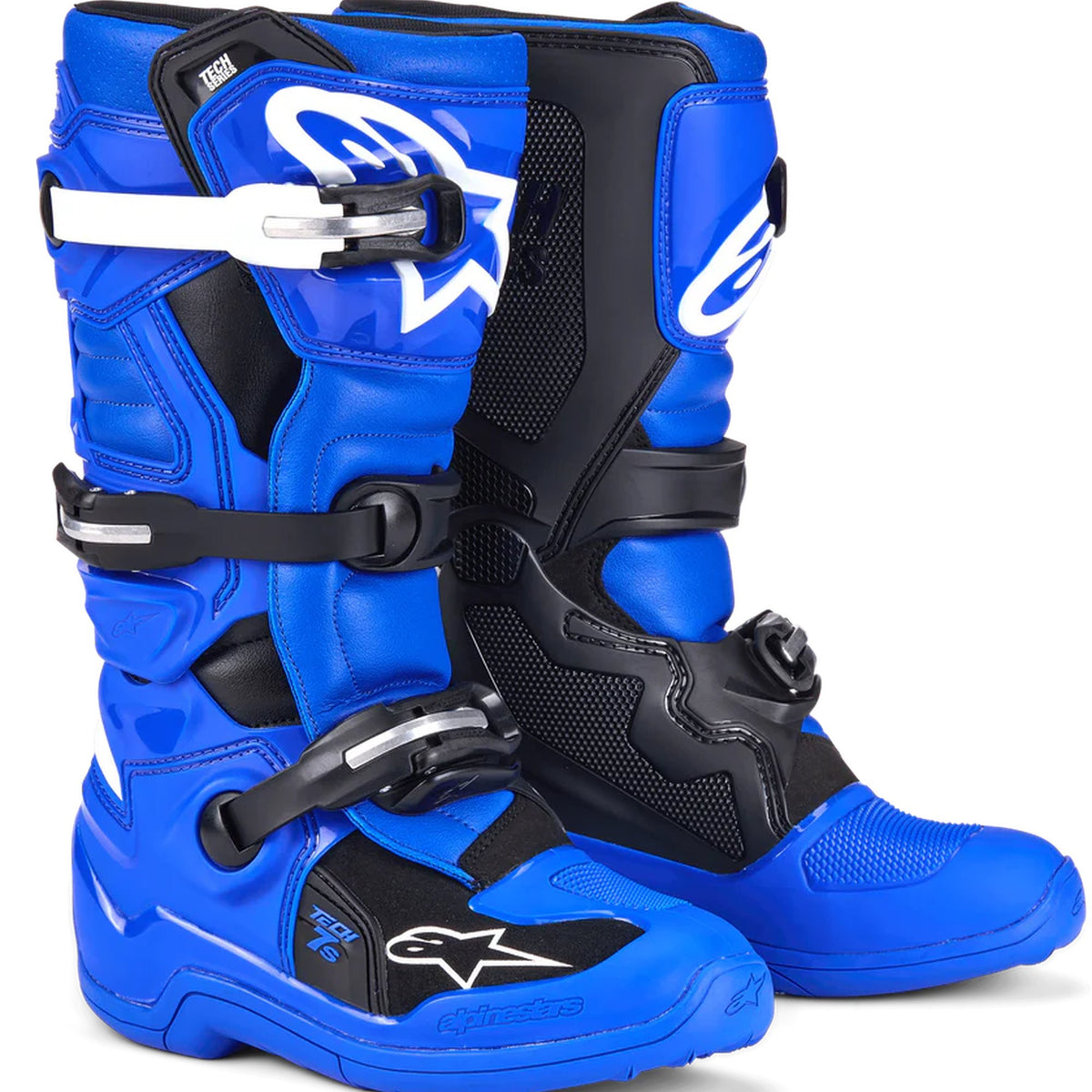 Alpinestars Tech 7s Junior Blue/Black/White Motocross Boots