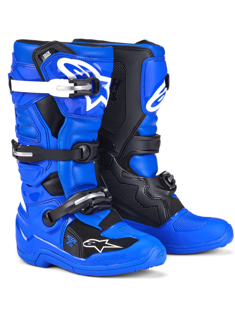 Alpinestars Tech 7s Junior Blue/Black/White Motocross Boots