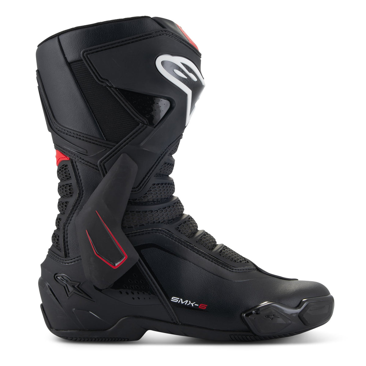 Alpinestars SMX-6 v3 Black/White/Red Motorcycle Boots