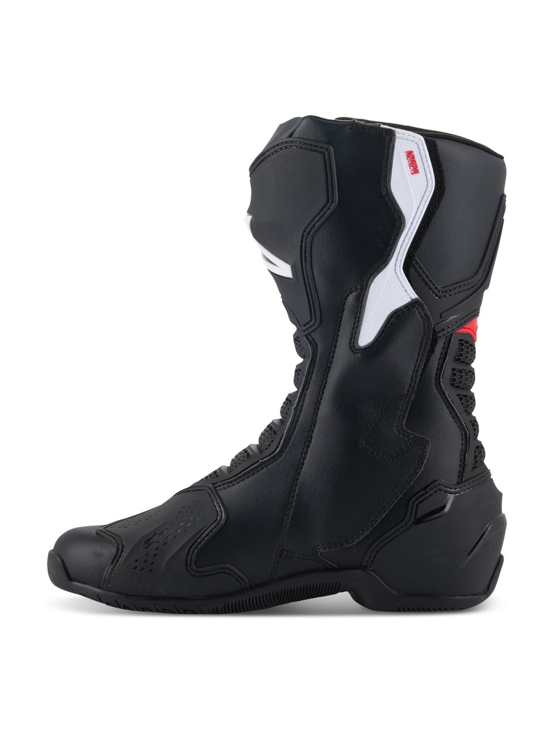 Alpinestars SMX-6 v3 Black/White/Red Motorcycle Boots