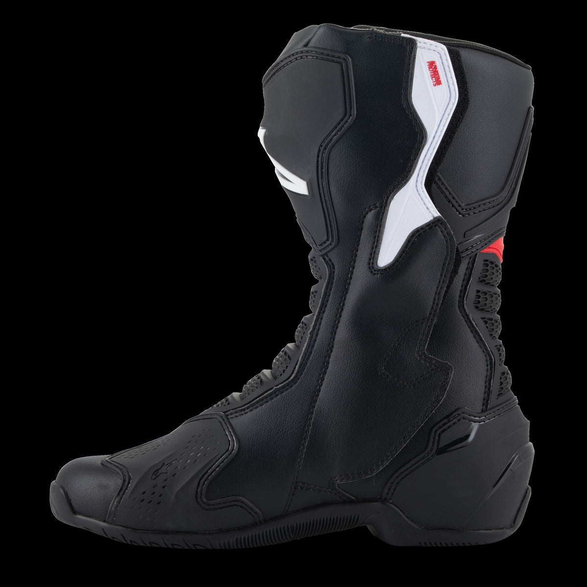 Alpinestars SMX-6 v3 Black/White/Red Motorcycle Boots