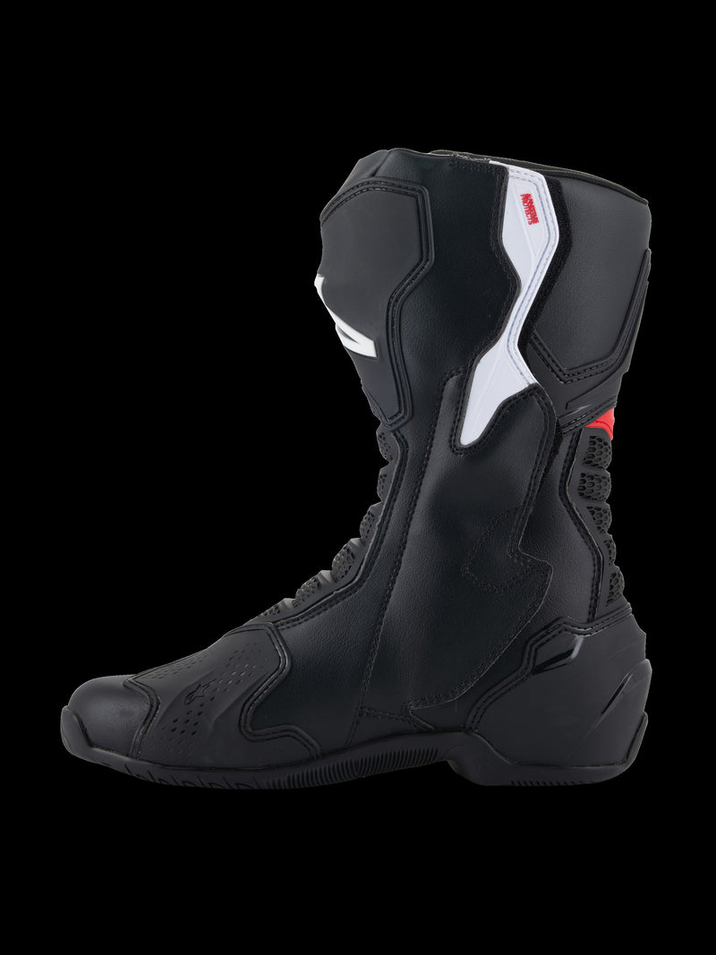 Alpinestars SMX-6 v3 Black/White/Red Motorcycle Boots