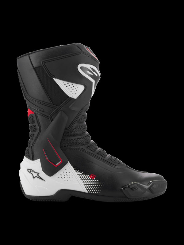 Alpinestars SMX-6 v3 Black/White/Red Motorcycle Boots