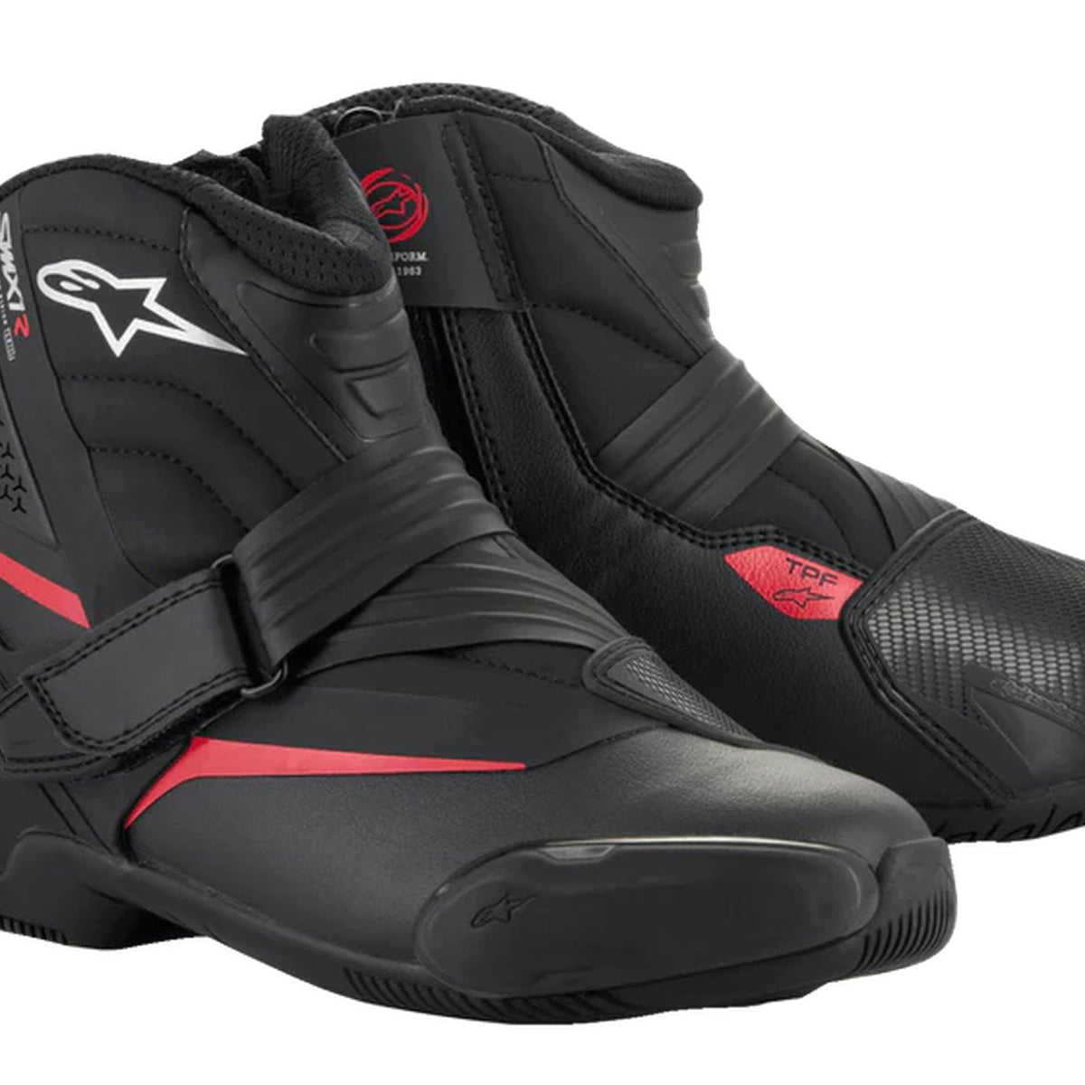 Alpinestars SMX 1 R Black/Red Motorcycle Boots