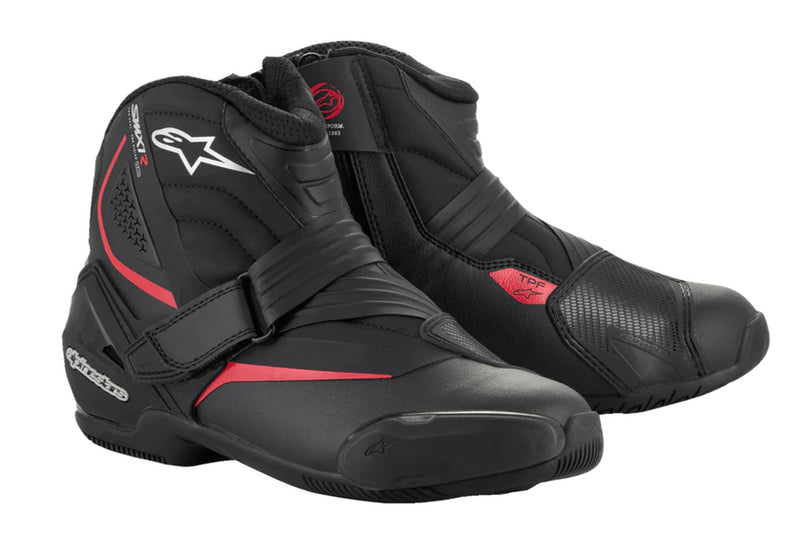 Alpinestars SMX 1 R Black/Red Motorcycle Boots