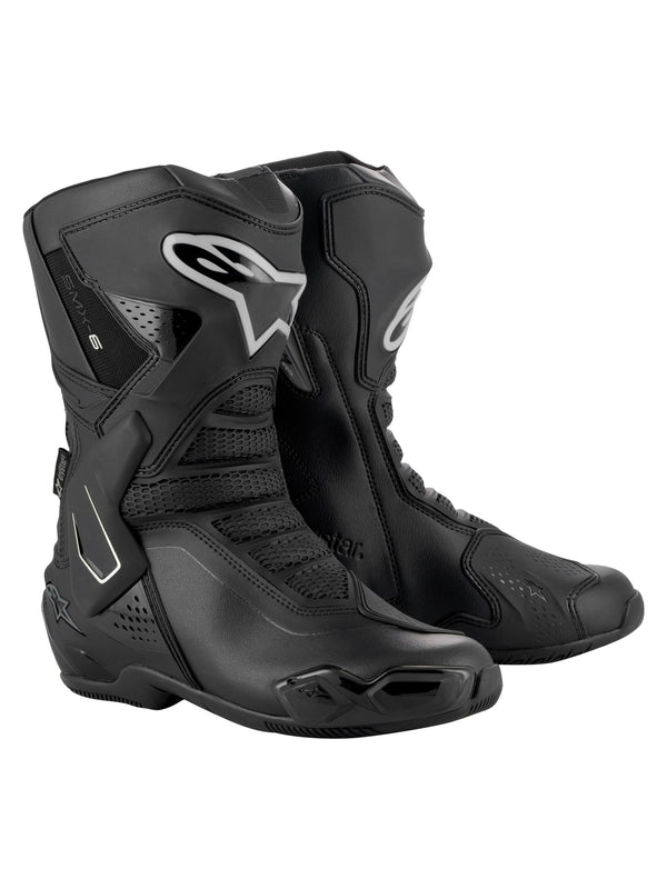 Alpinestars SMX-6 v3 Drystar Black/Silver Motorcycle Boots