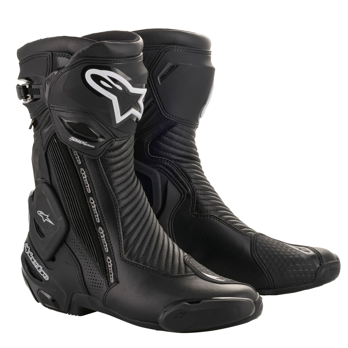 Alpinestars SMX Plus v2 Gore-Tex Schwarze Motorradstiefel